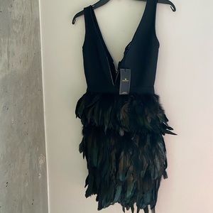 Jessica rich feather dress